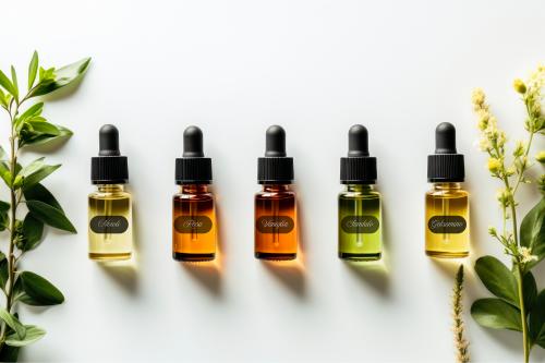 Essenze utilizzate per la creazione del profumo roll on durante il corso a Como in Lombardia