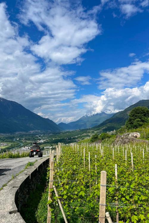 Escursione panoramica in quad vicino Sondrio in Valtellina